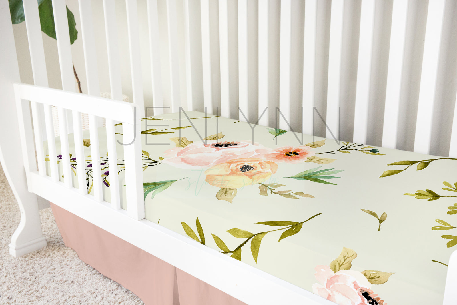 Toddler Bed Sheet Mockup #1