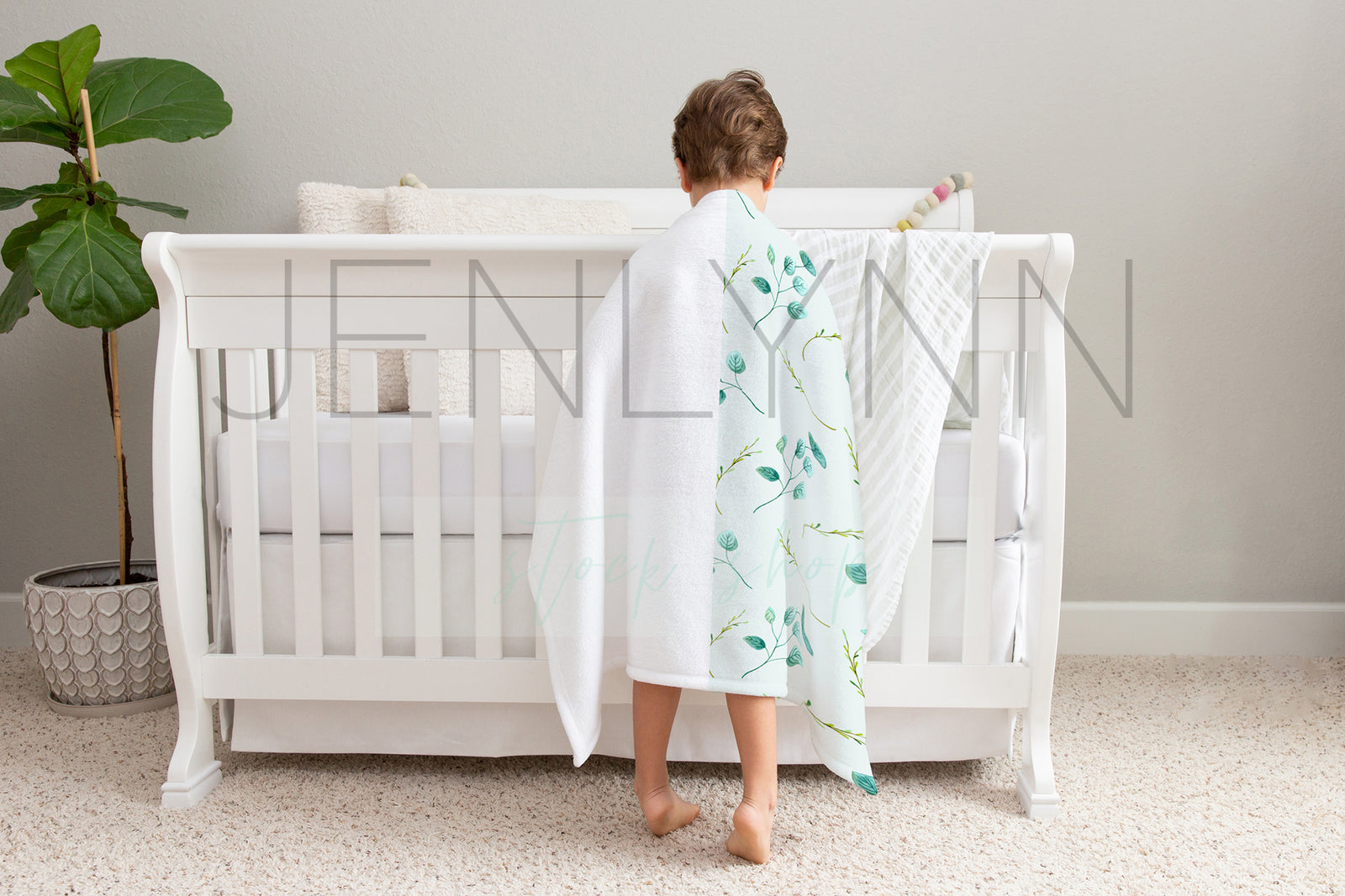 Big Brother Minky Blanket Mockup #2