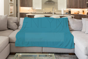 Minky Blanket on Couch Mockup #VH1