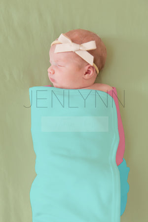 Jersey Baby Blanket Mockup #1 PSD