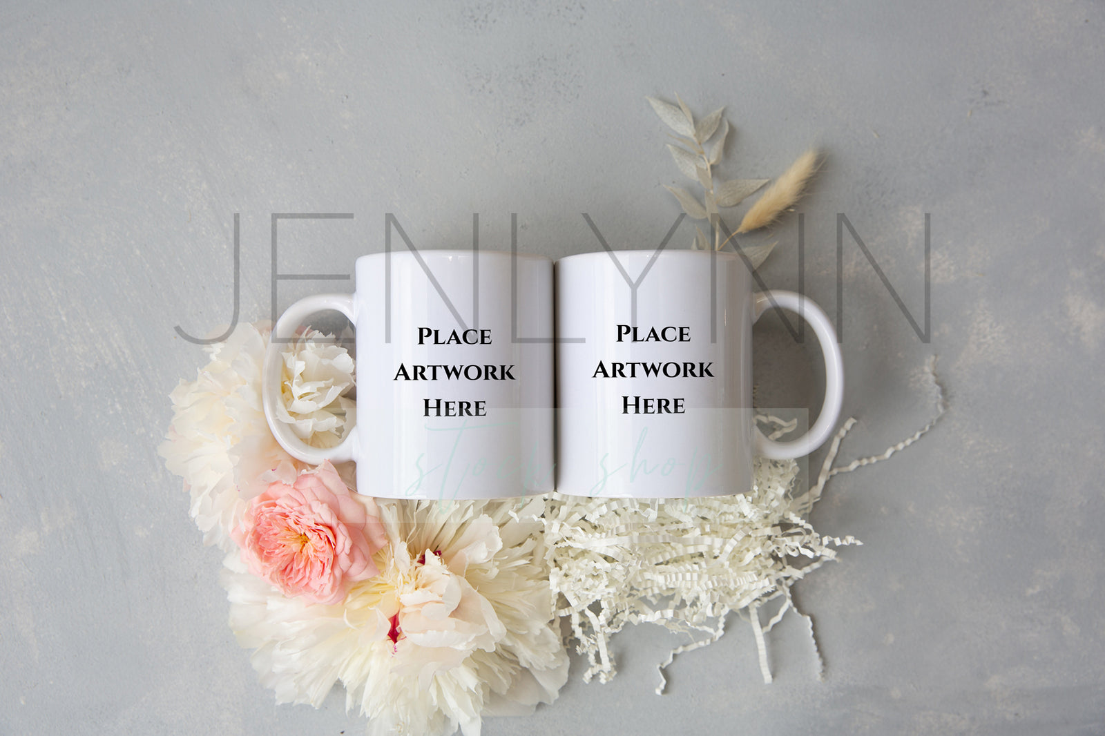 White Mug Mockup #14 PSD + JPG