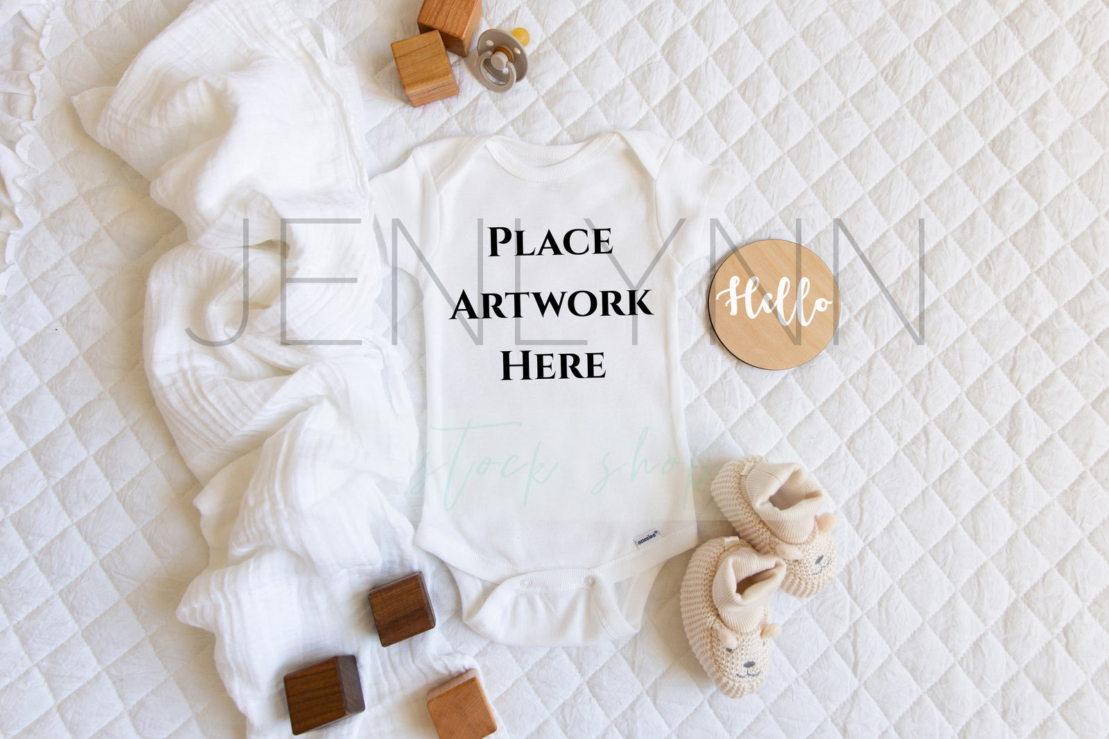 Gender Neutral Round Wooden Disc Stats sign #10 PSD