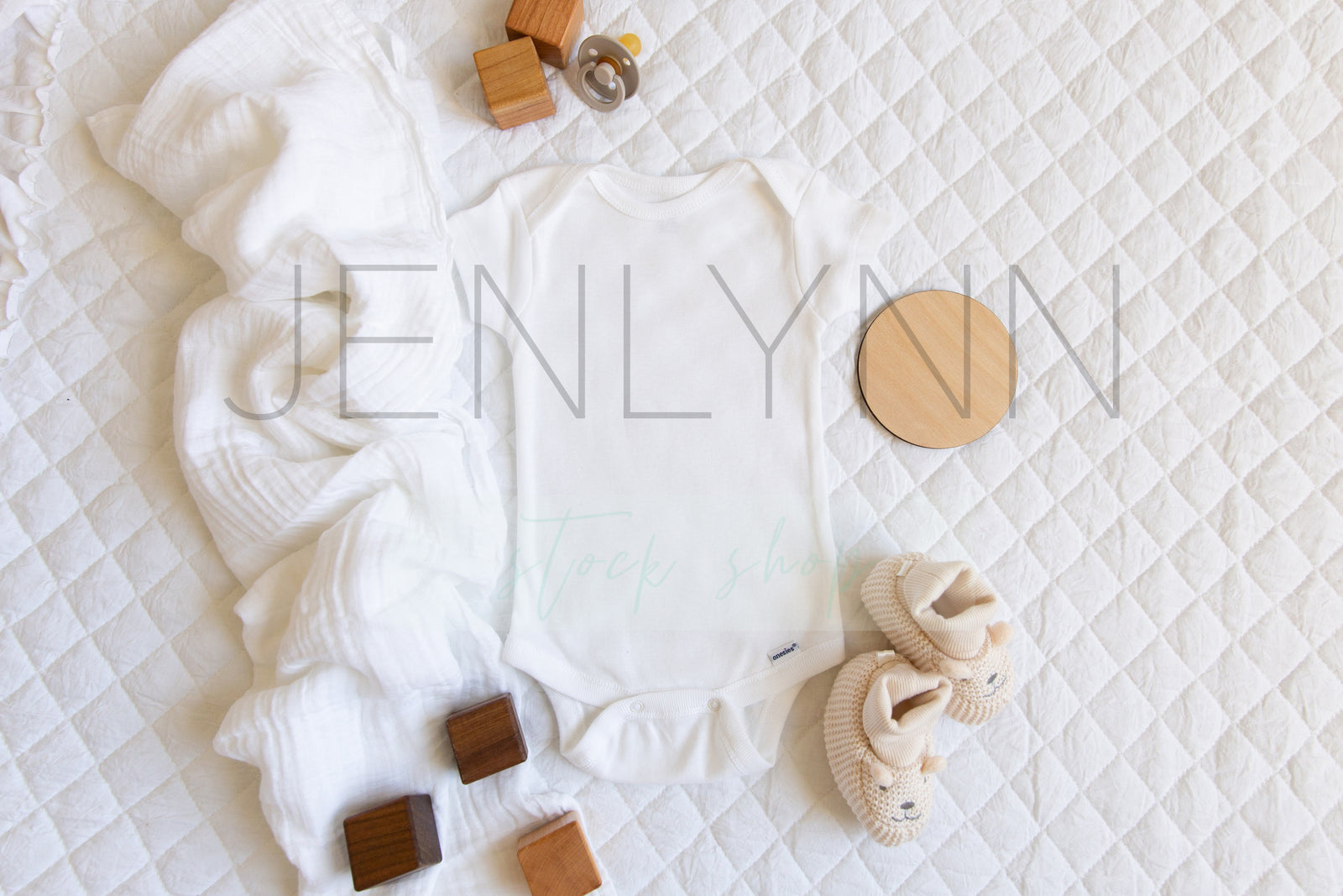 Gender Neutral Round Wooden Disc Stats sign #10 PSD