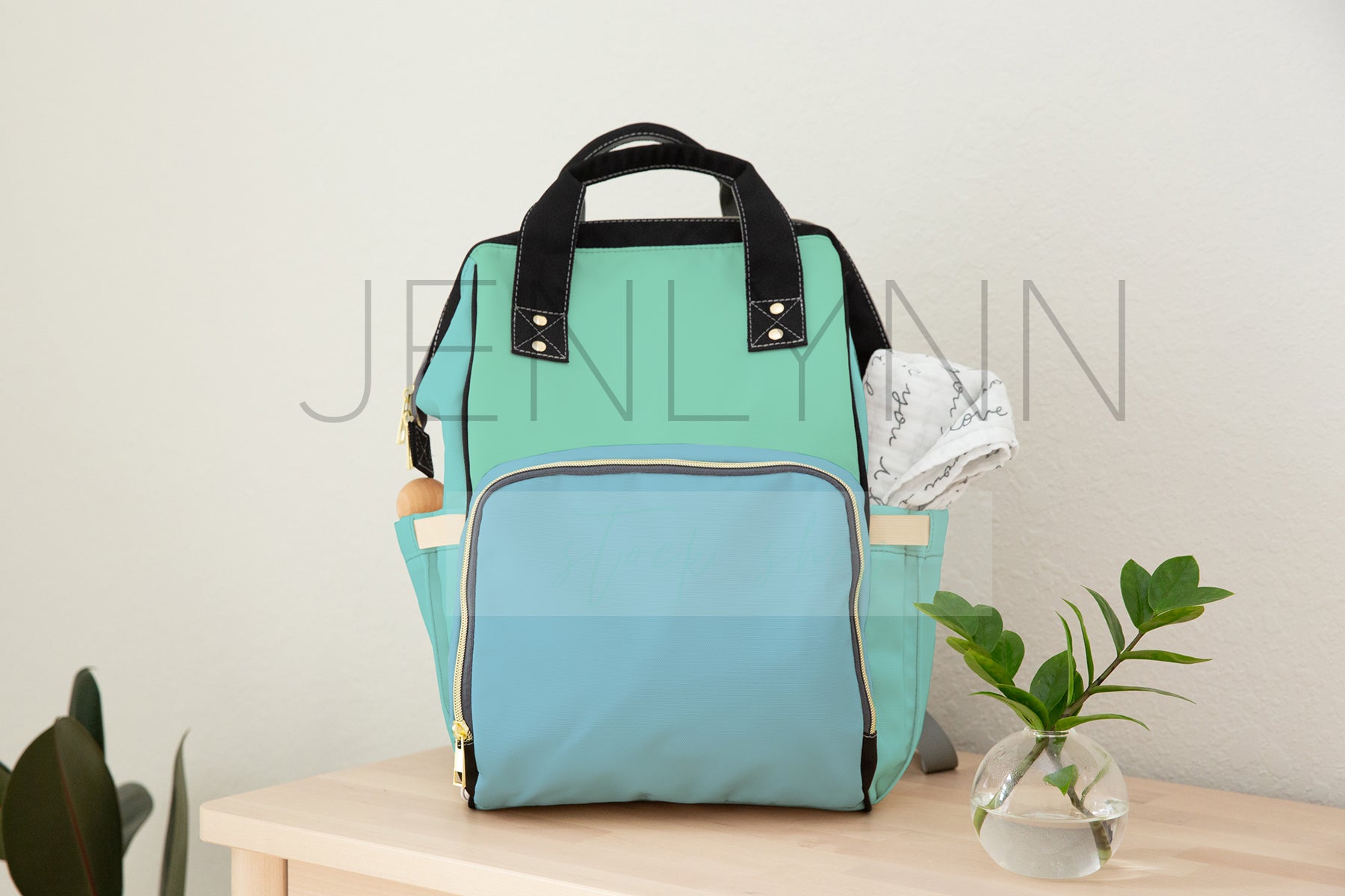 Custom Diaper Bag Backpack Mockup #5 PSD