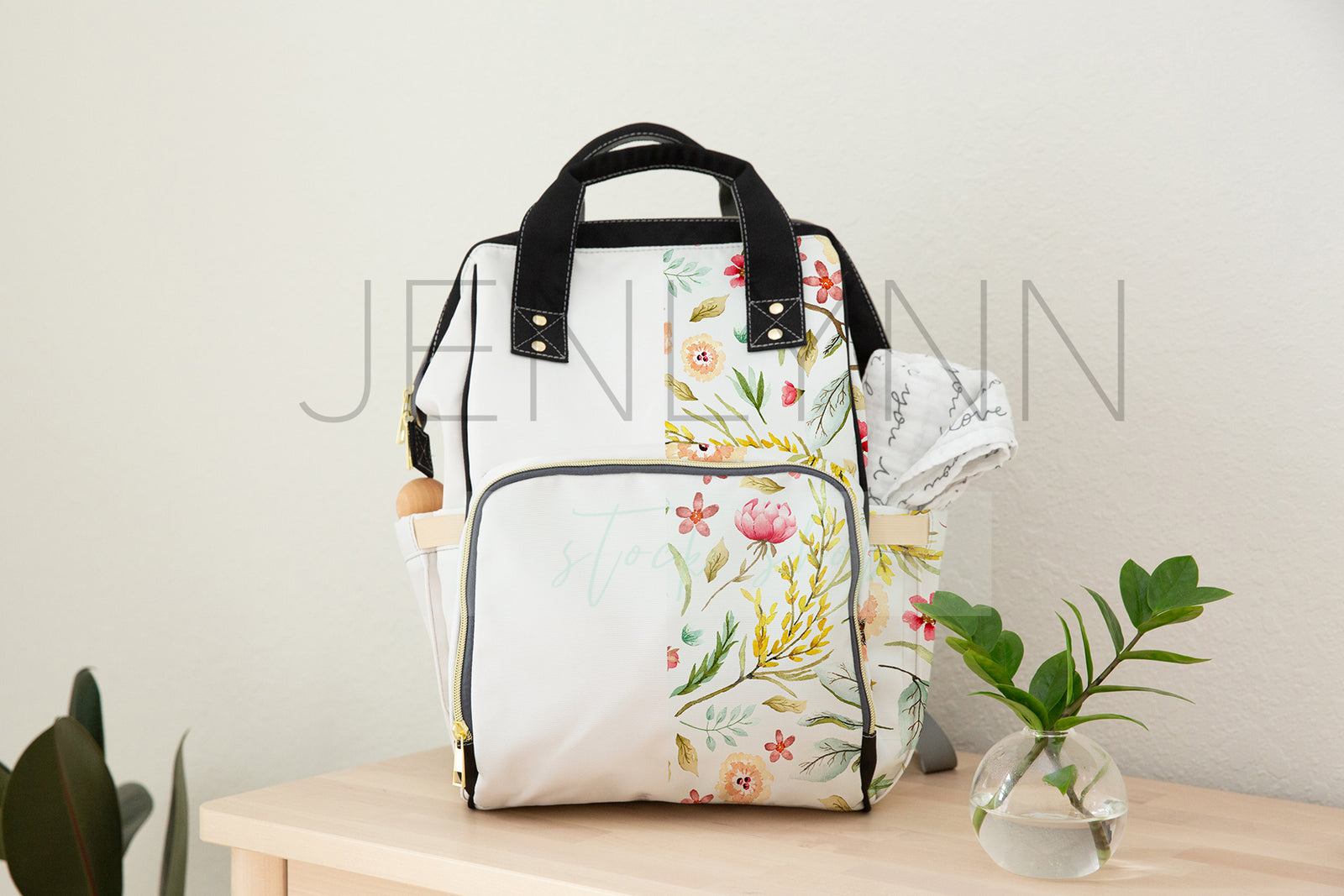 Custom Diaper Bag Backpack Mockup #5 PSD