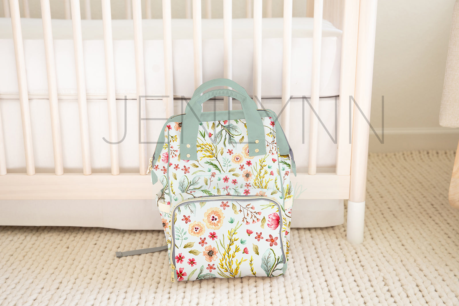 Custom Diaper Bag Backpack Mockup #12 PSD