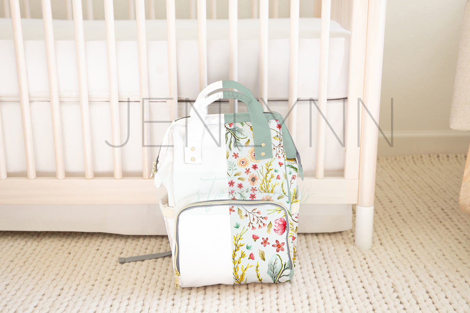 Custom Diaper Bag Backpack Mockup #12 PSD