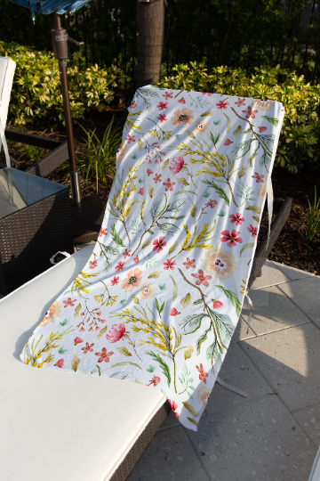 Custom Beach Towel Mockup #VH03