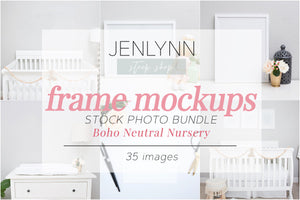 Nursery Frame Mockup Bundle JPG