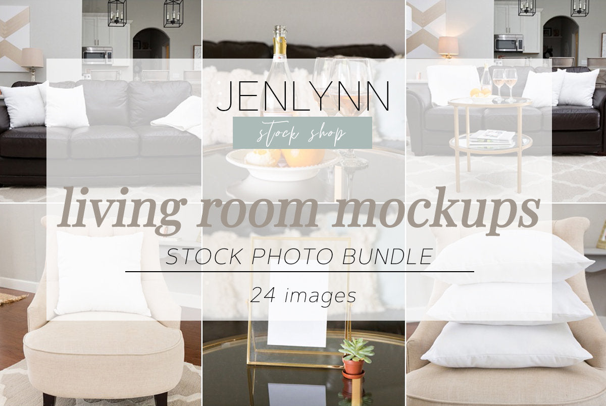 Living Room Stock Photo Bundle JPG