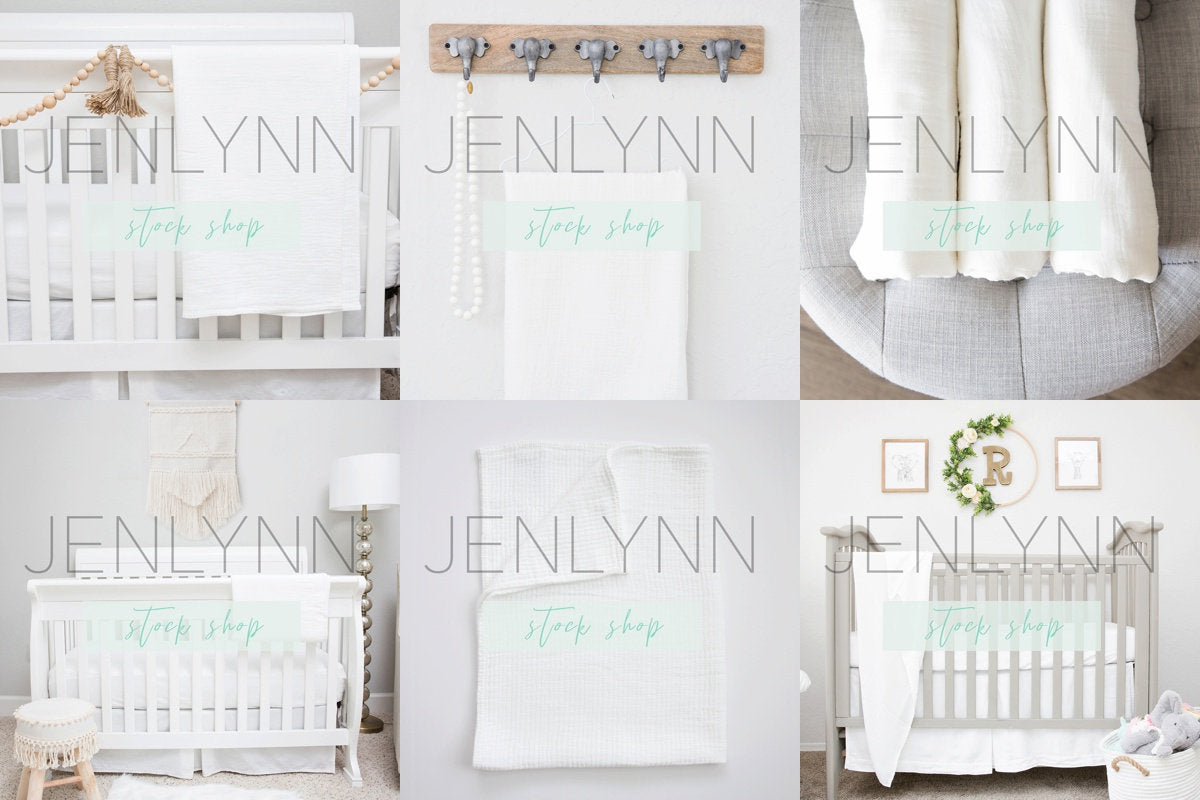 Swaddle Blanket Mockup Bundle JPG