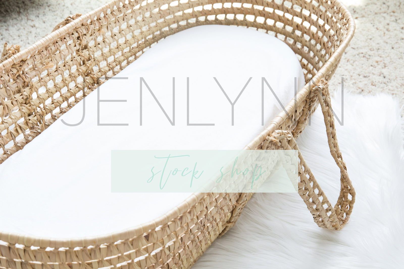 Moses Basket Sheet Mockup #1 PSD