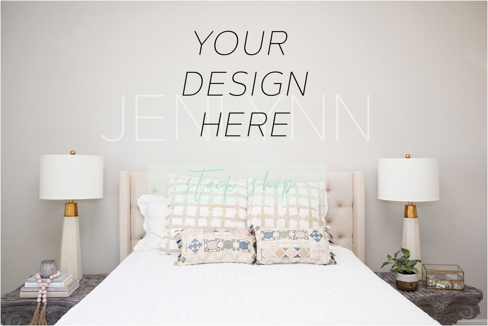 Bedroom Wall Mockup #4