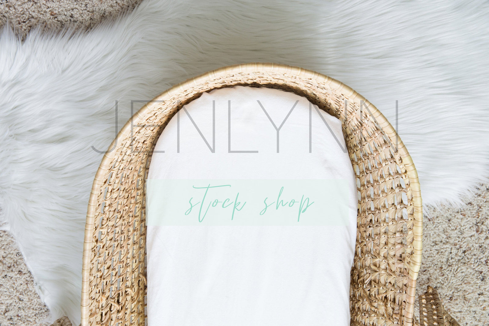 Moses Basket Sheet Mockup #6