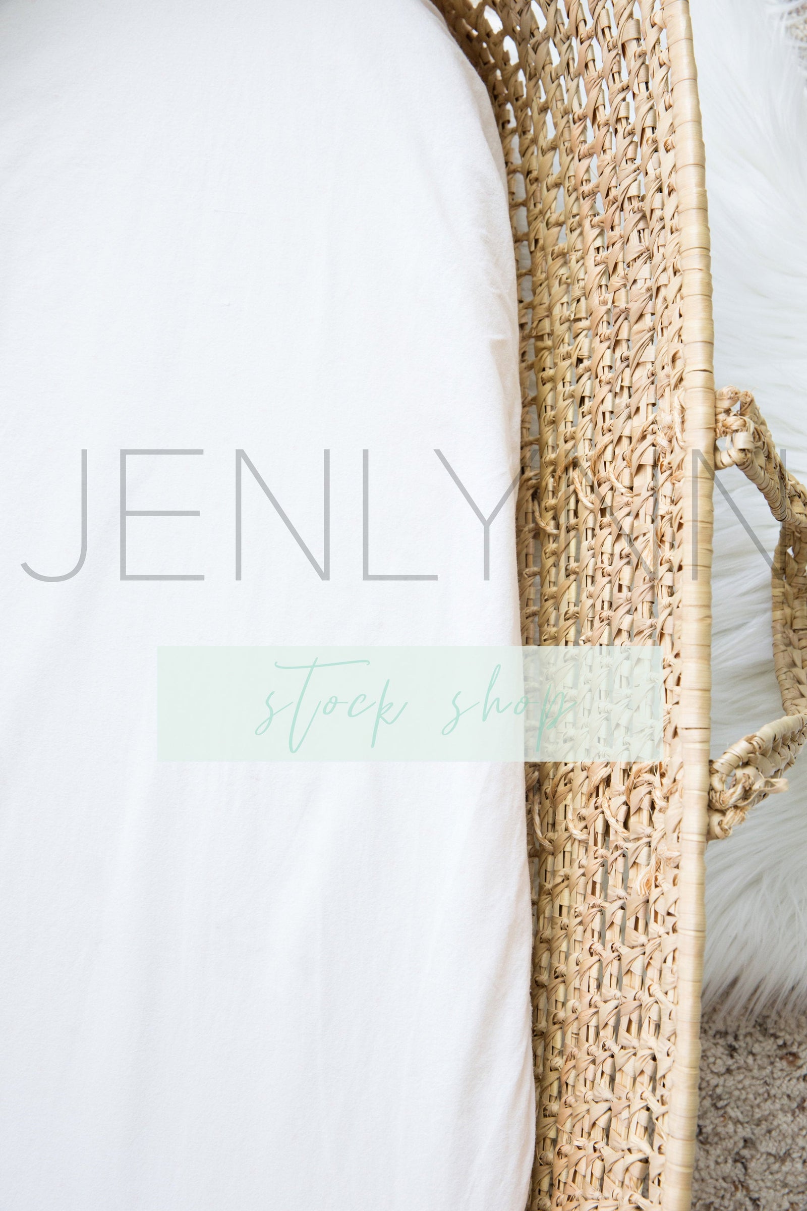 Moses Basket Sheet Mockup #3