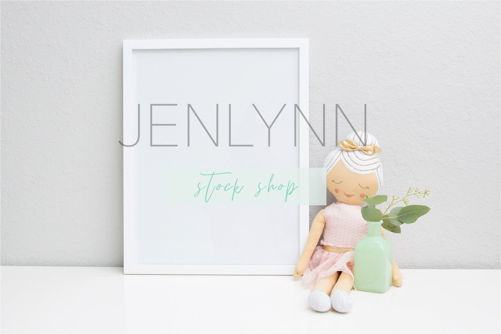 Nursery White Frame Mockup #23