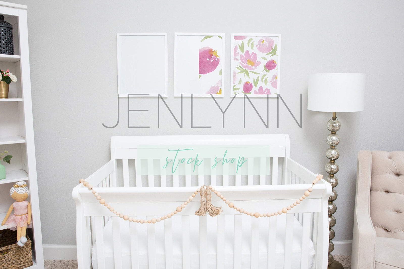 Nursery Frame Set of 3 Mockup #4