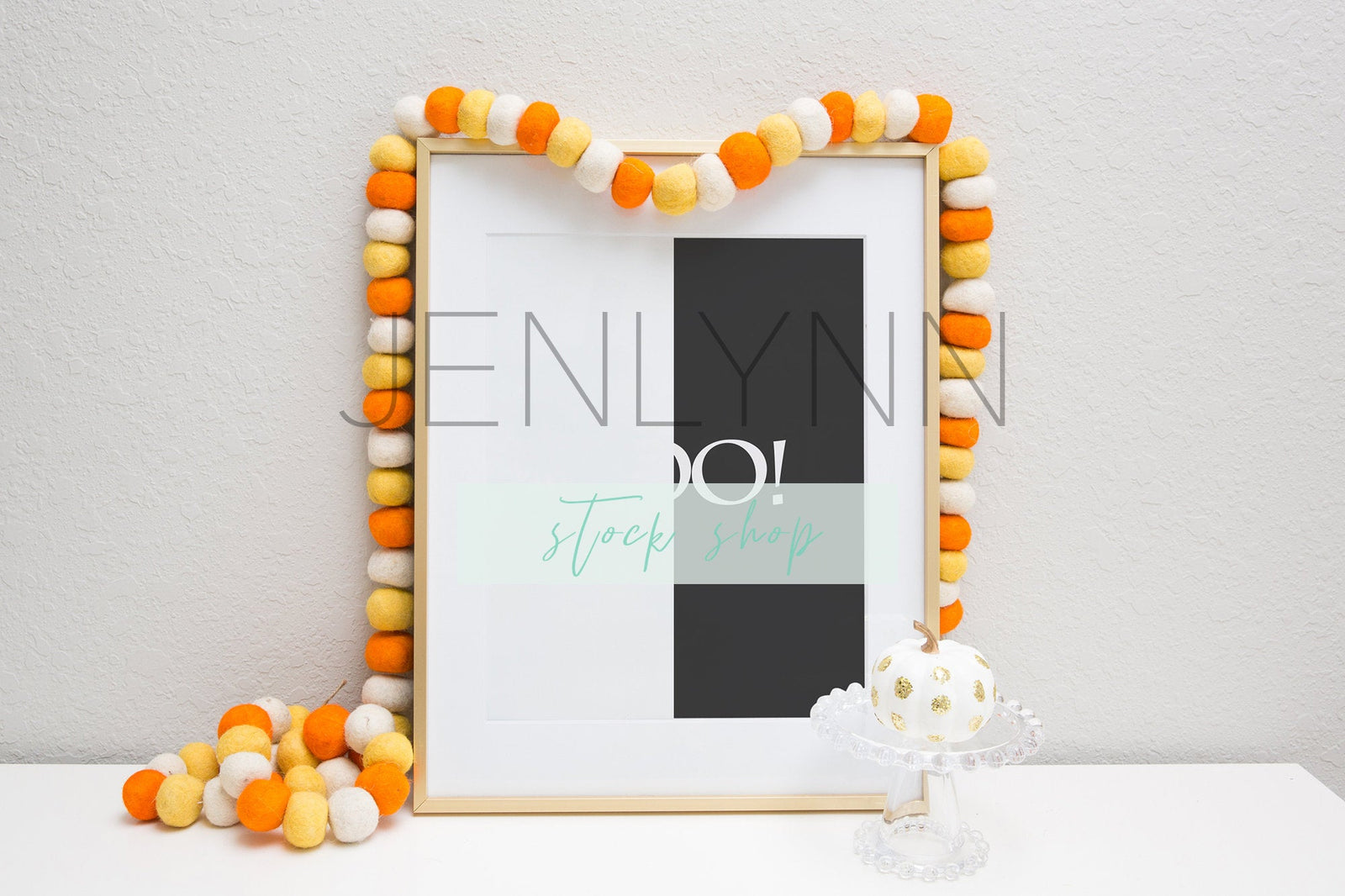 Gold Frame Mockup Halloween #2