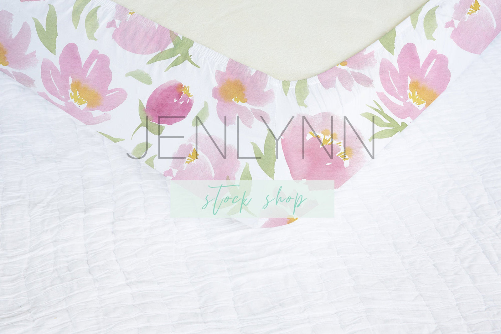 Crib Sheet Mockup Corner #3