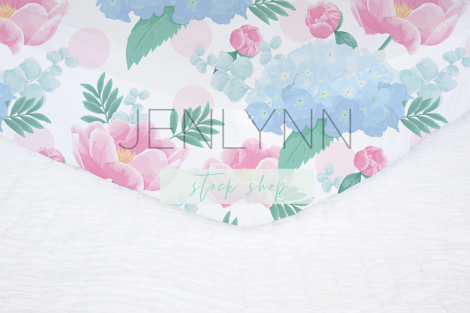 Crib Sheet Corner Mockup #4