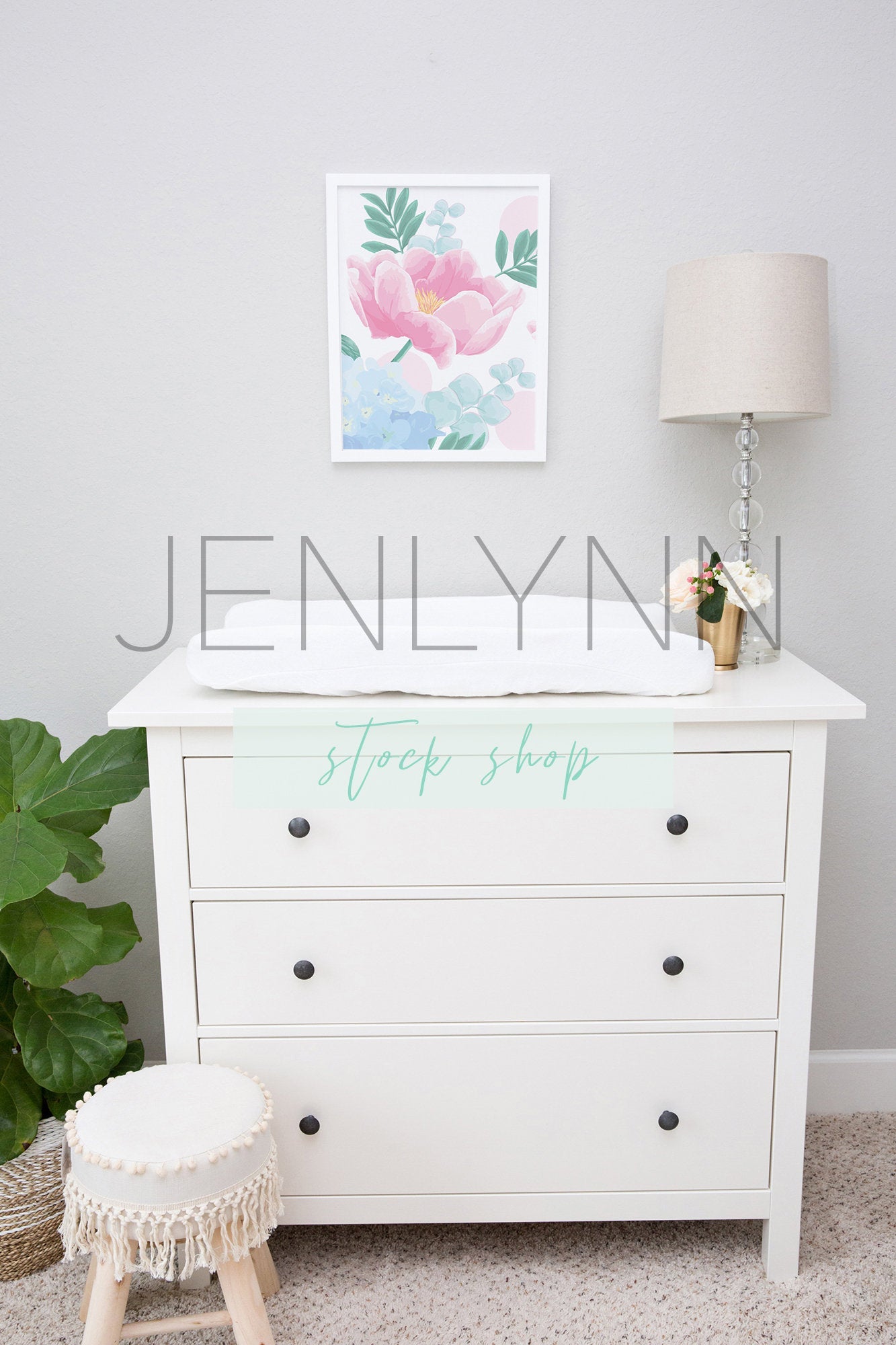 Nursery White Frame Mockup #1