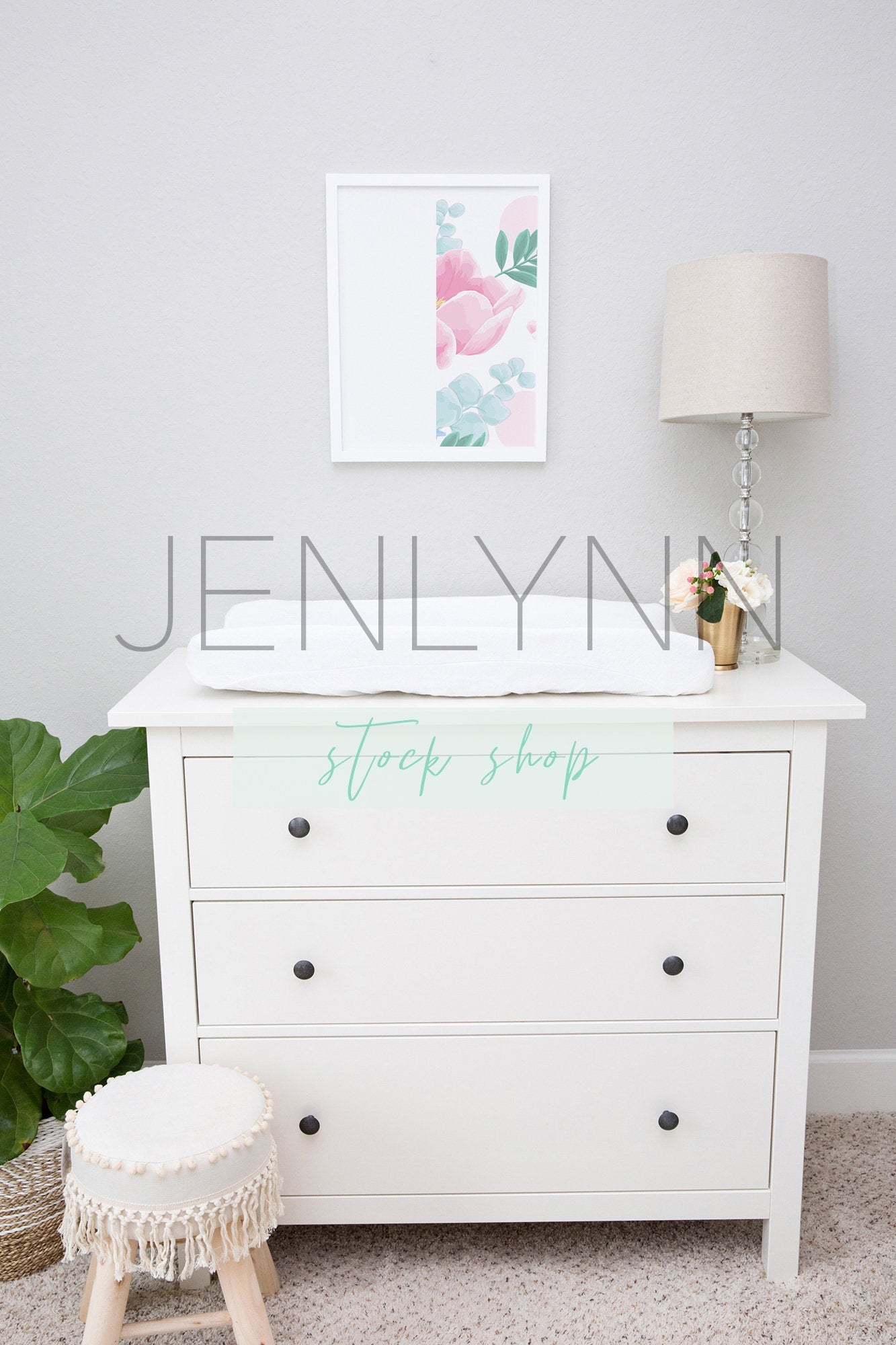 Nursery White Frame Mockup #1