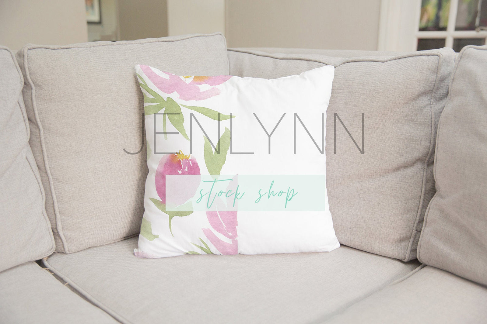 White Pillow Mockup #8