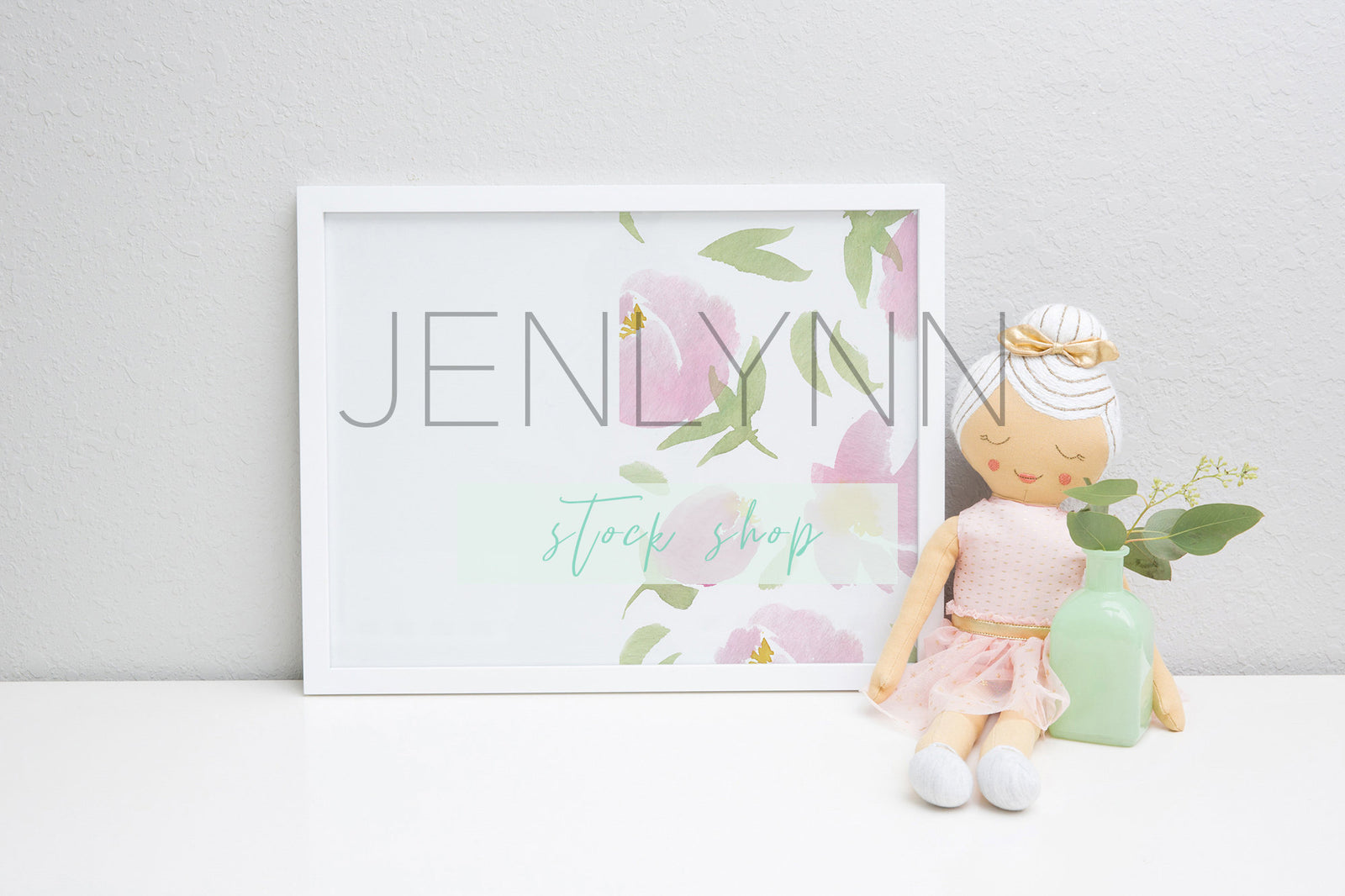 Nursery White Frame Mockup #24