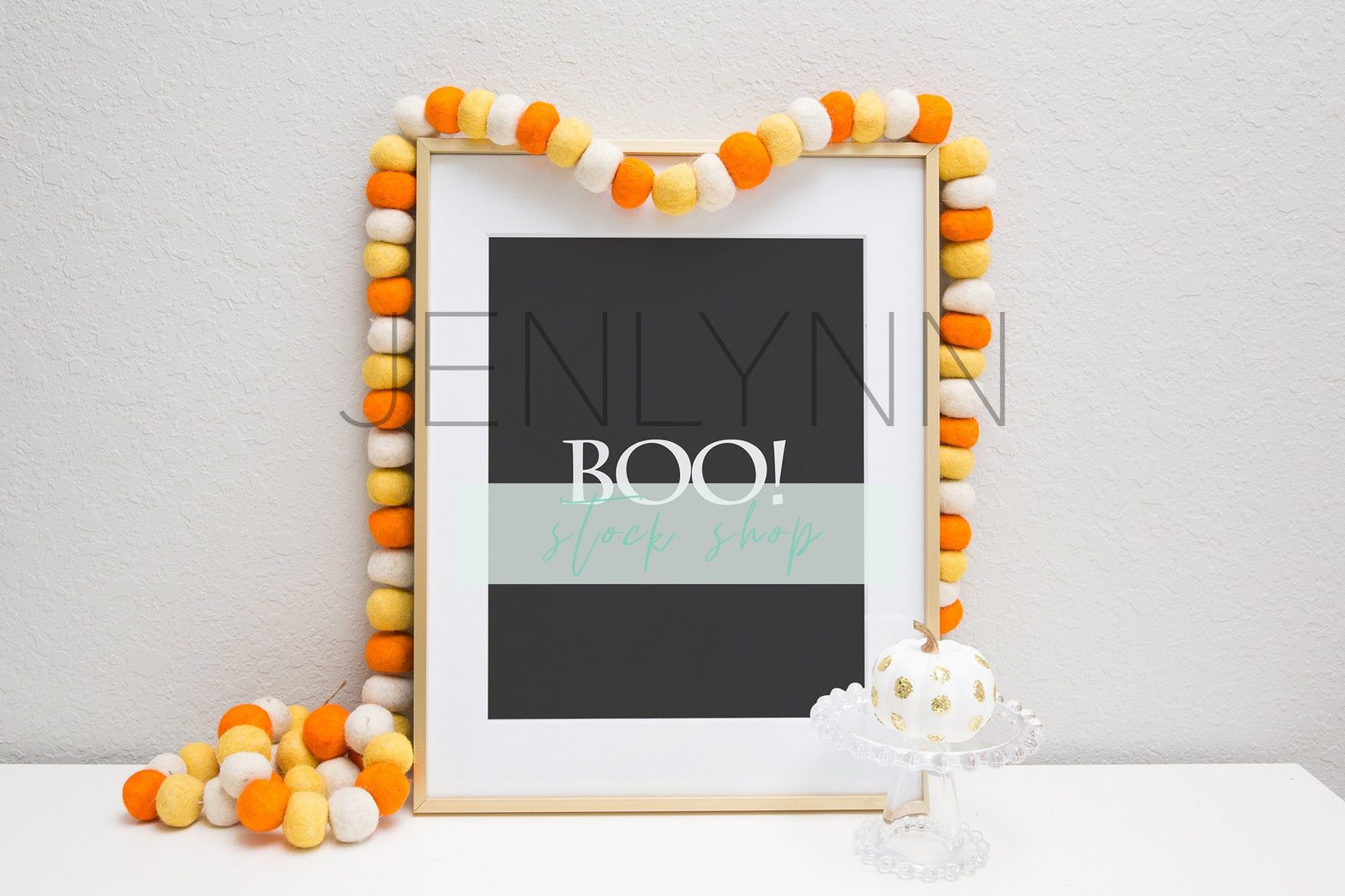 Gold Frame Mockup Halloween #2