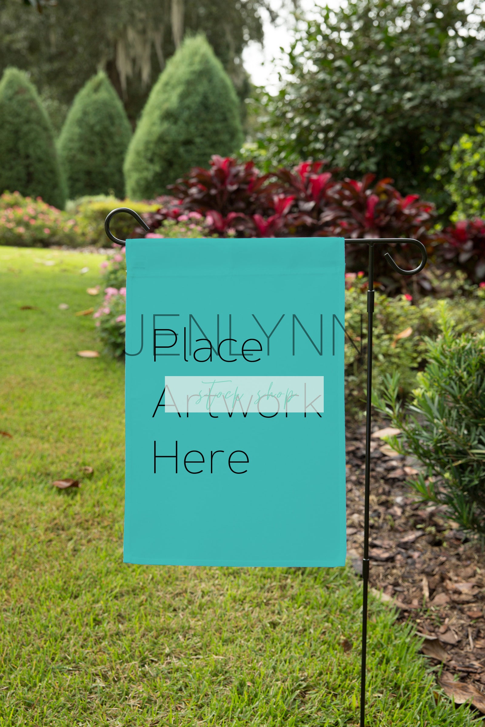 Garden Flag Mockup #4