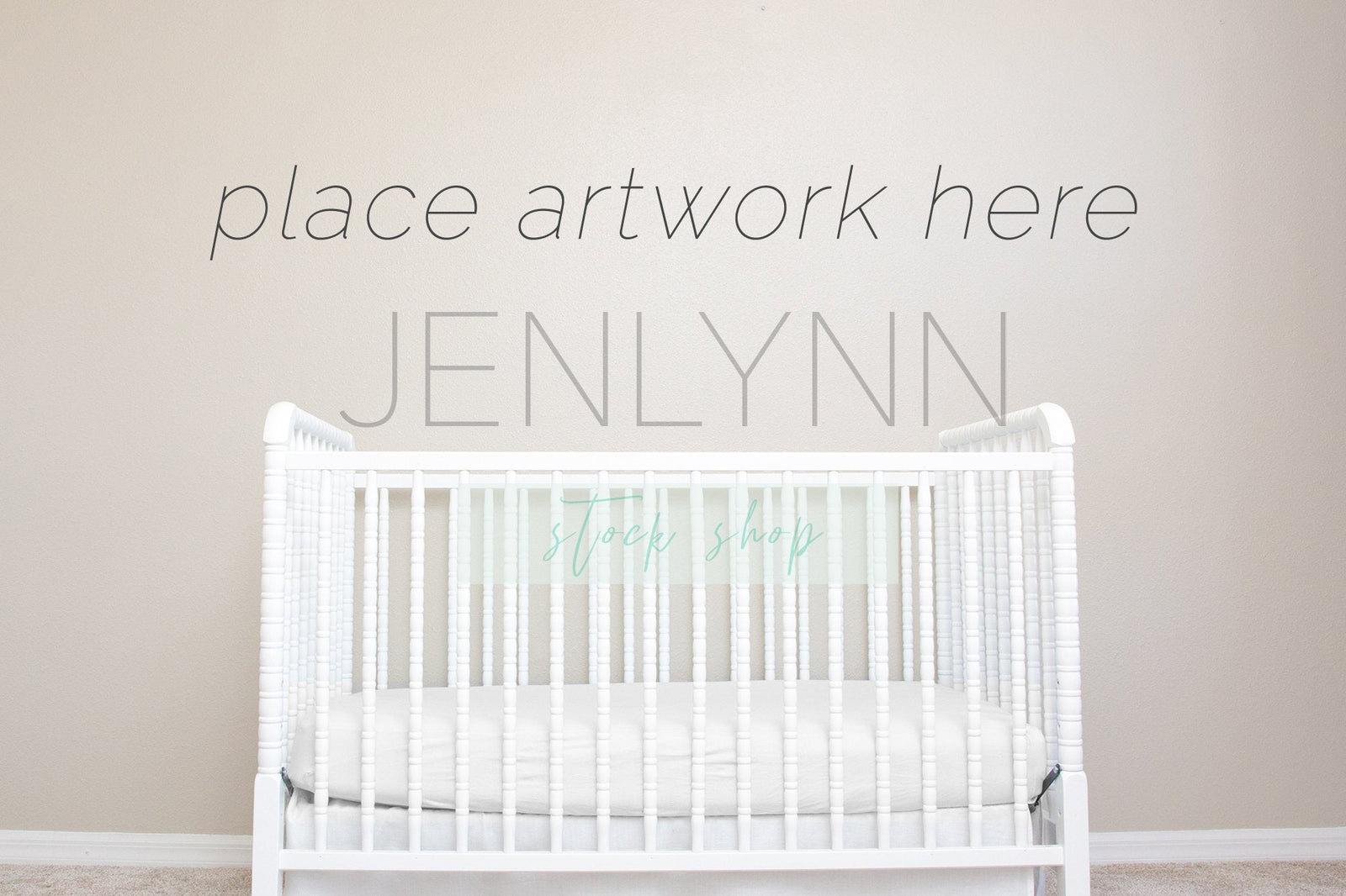 Crib Blank Wall Mockup #1 JPG