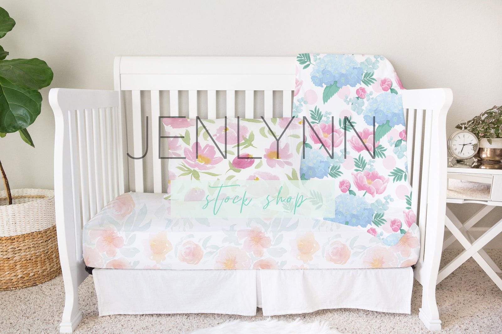 Toddler Bed Sheet Mockup #2