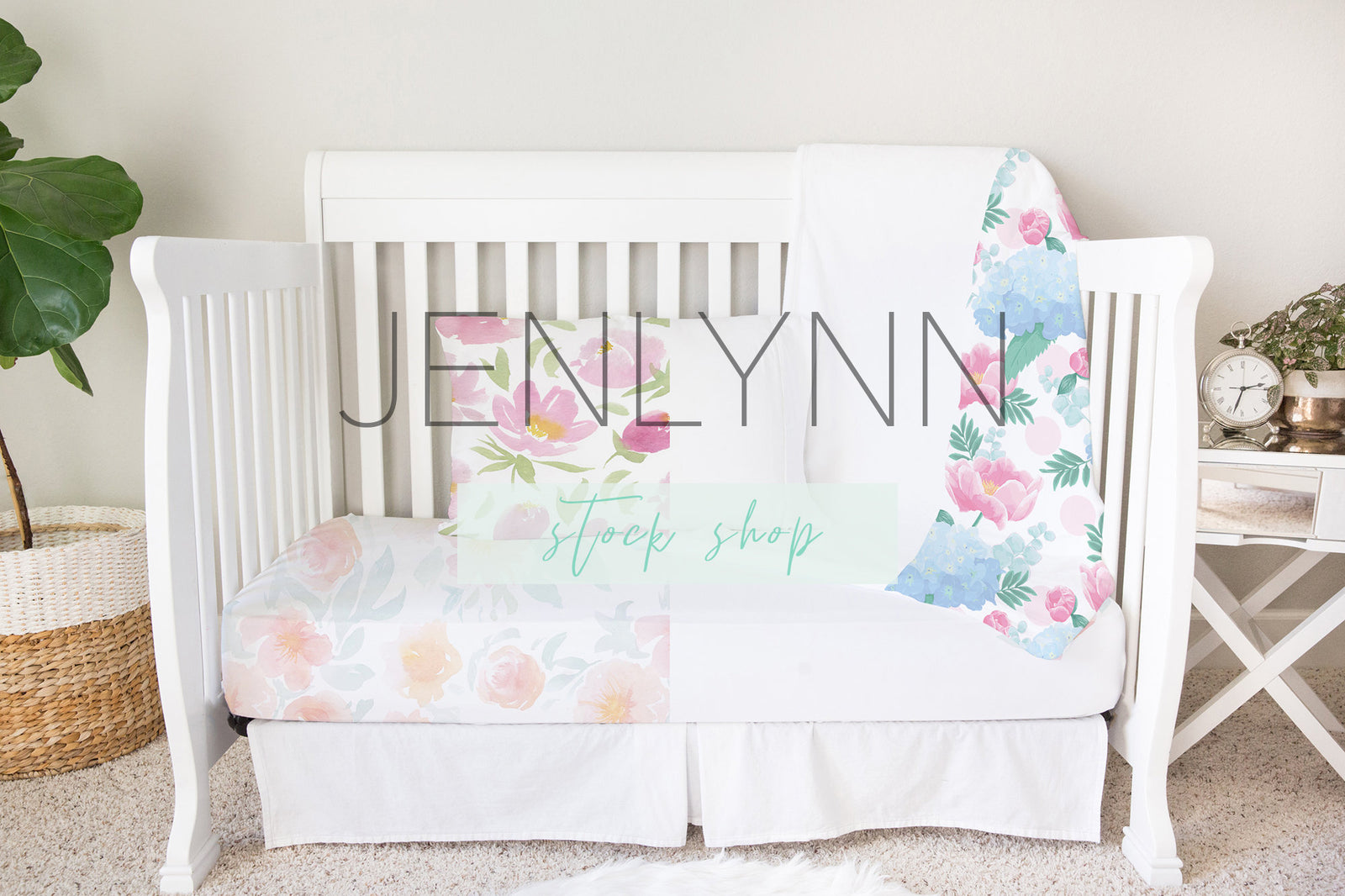 Toddler Bed Sheet Mockup #2