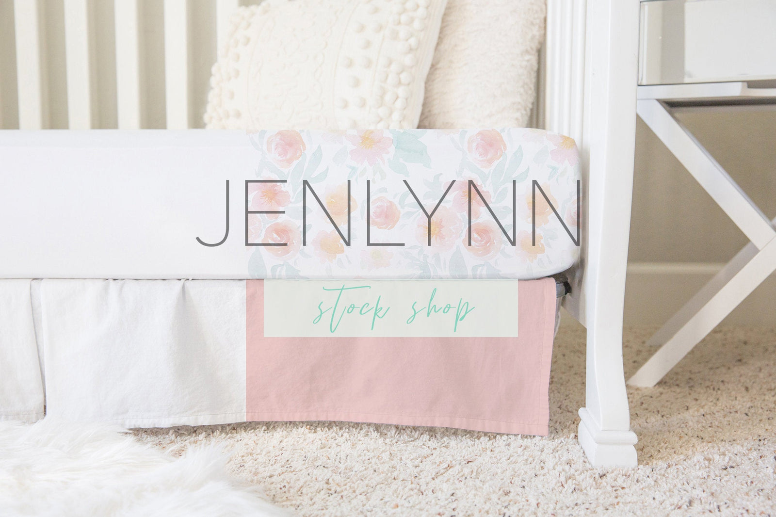 Toddler Bed Sheet Mockup #3