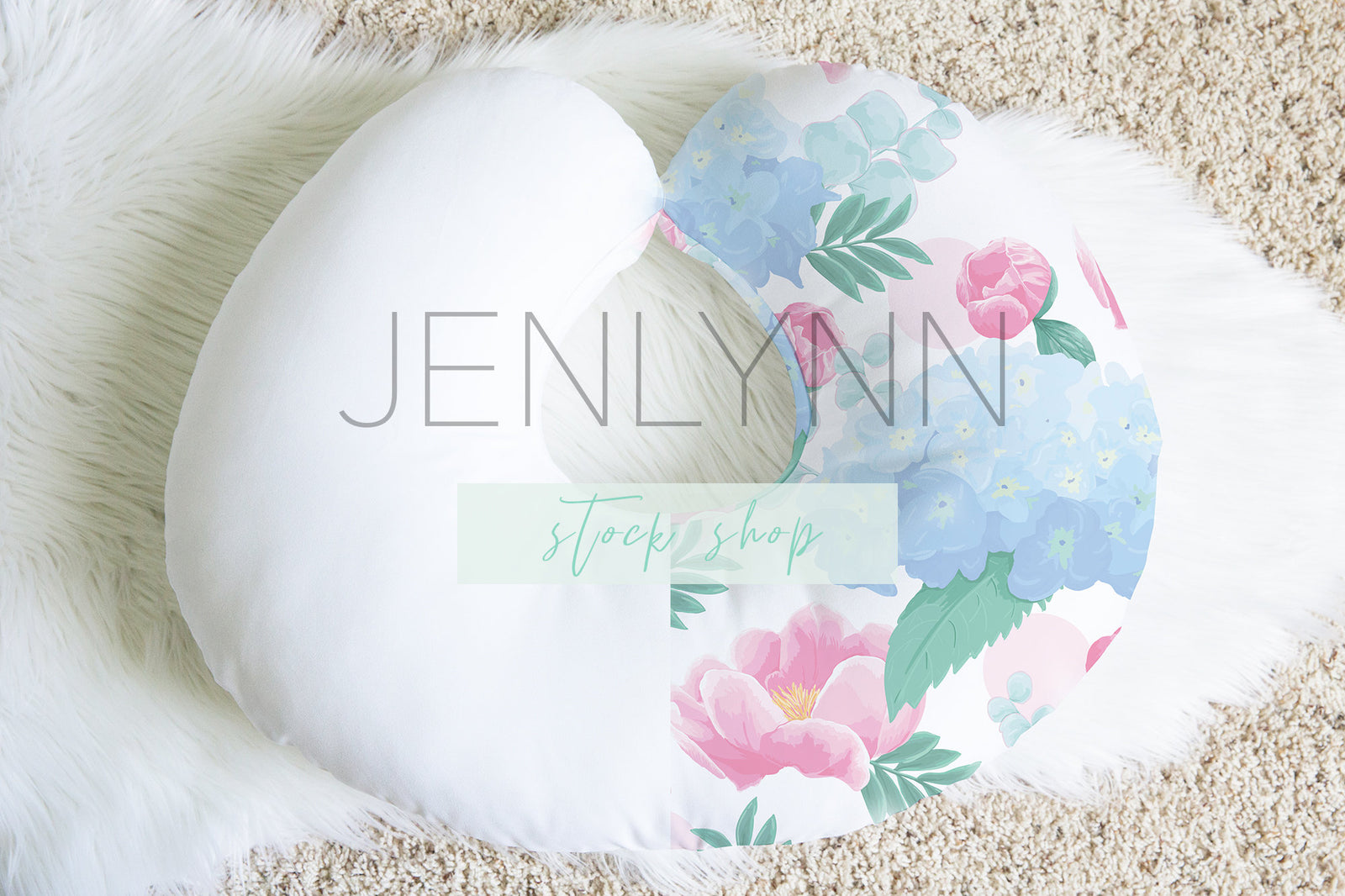 Nursing Pillow Cover Mockup #2