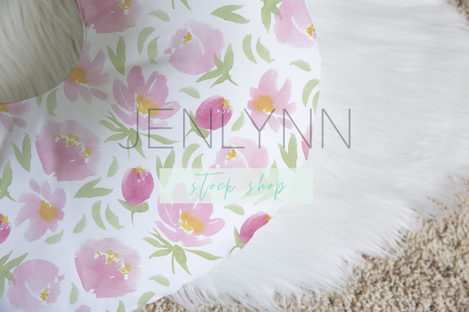 Nursing Pillow Cover Mockup #3