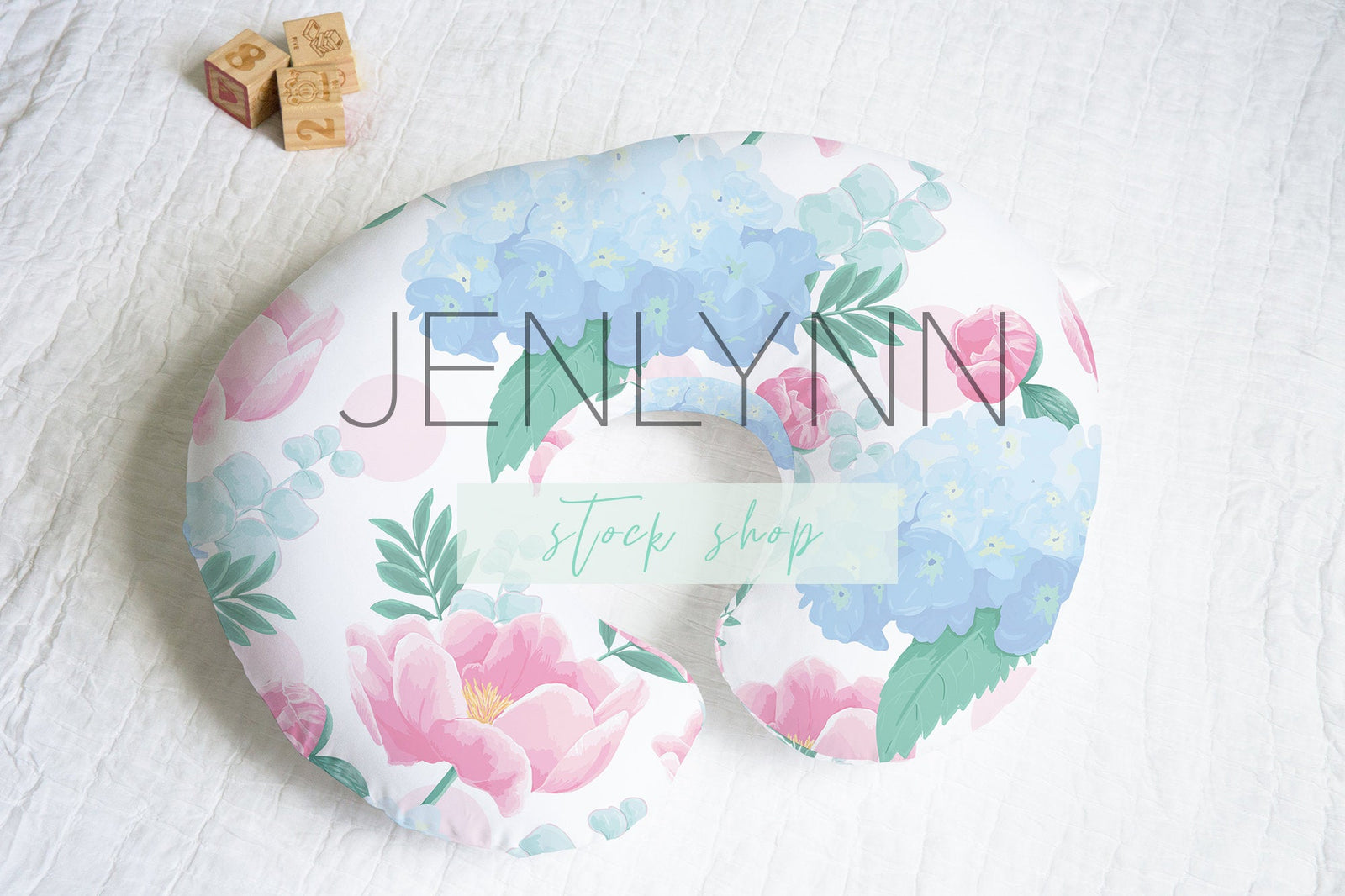 Nursing Pillow Cover Mockup #11