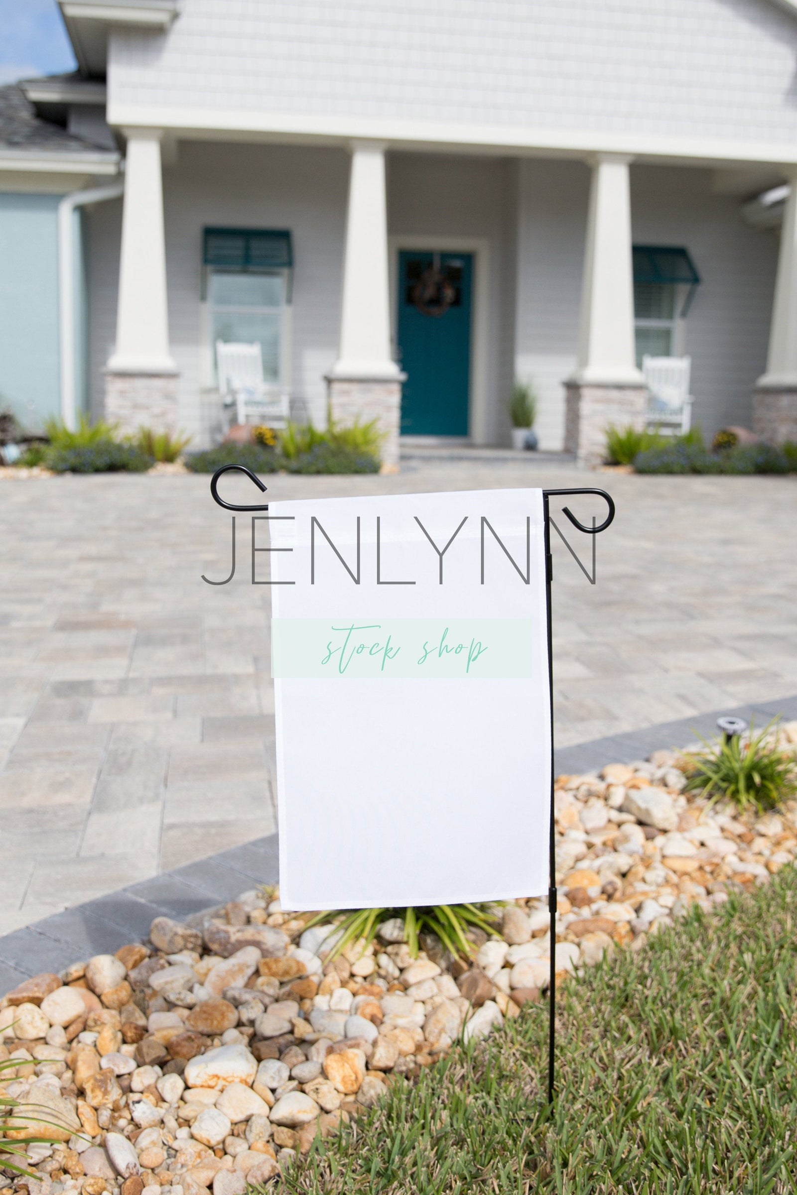 Garden Flag Mockup #8