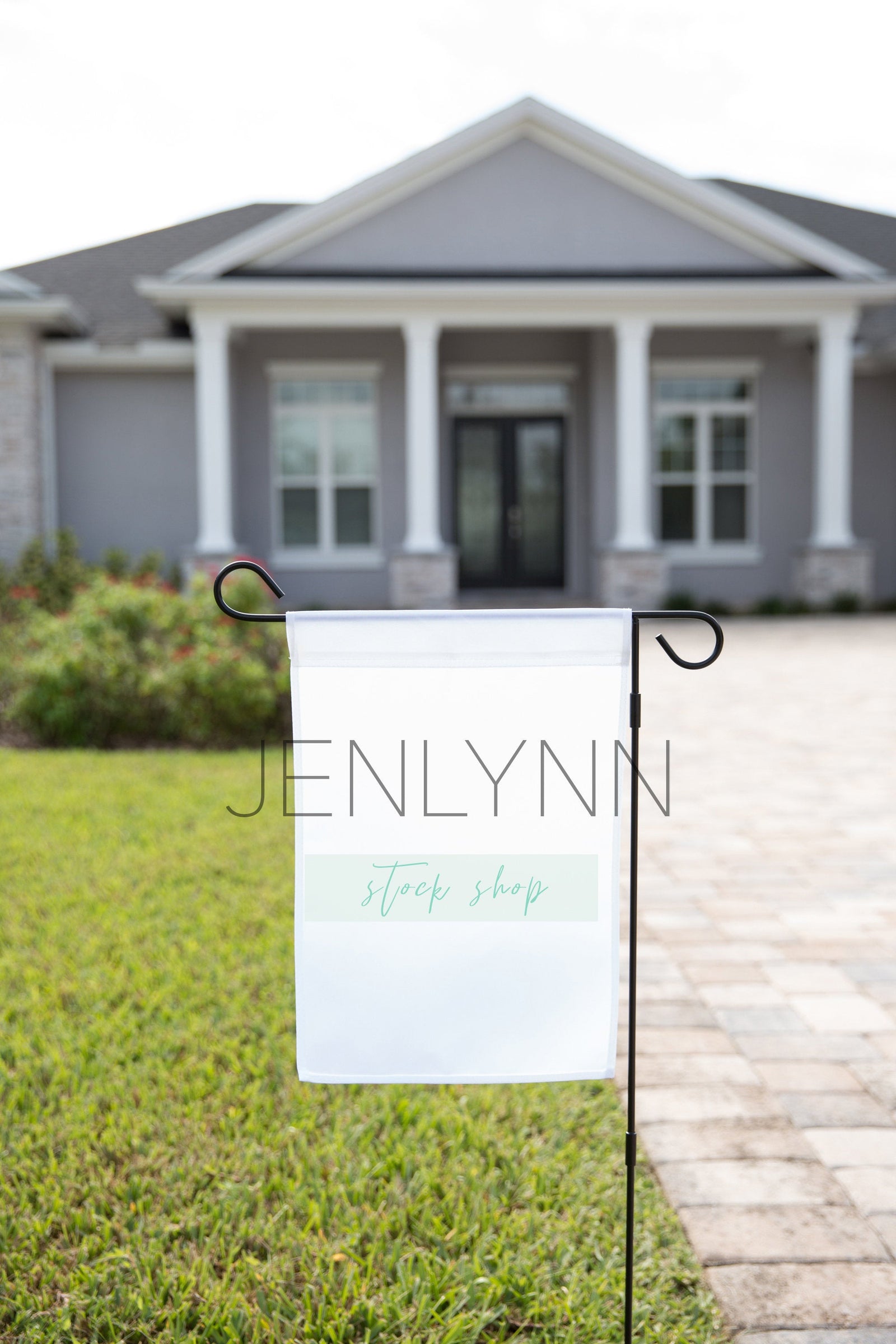 Garden Flag Mockup #8