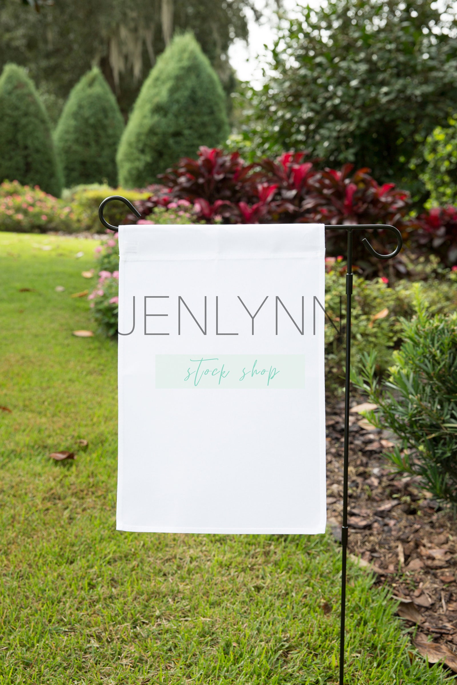 Garden Flag Mockup #4
