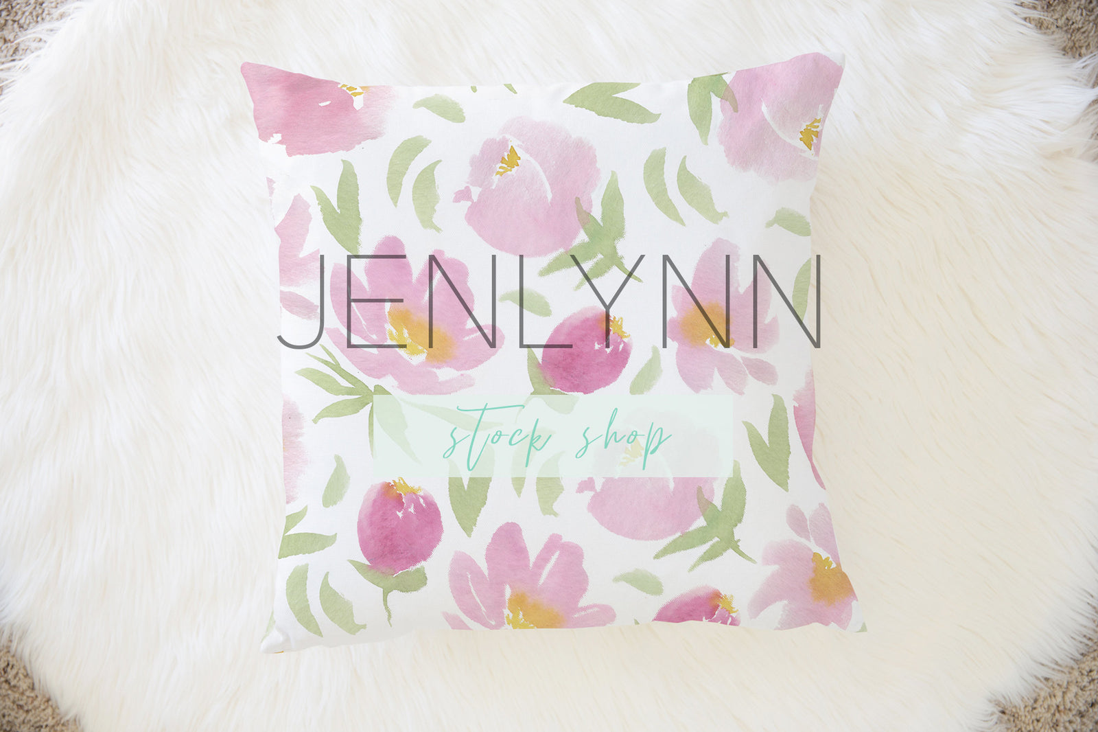 Square Pillow Mockup #5