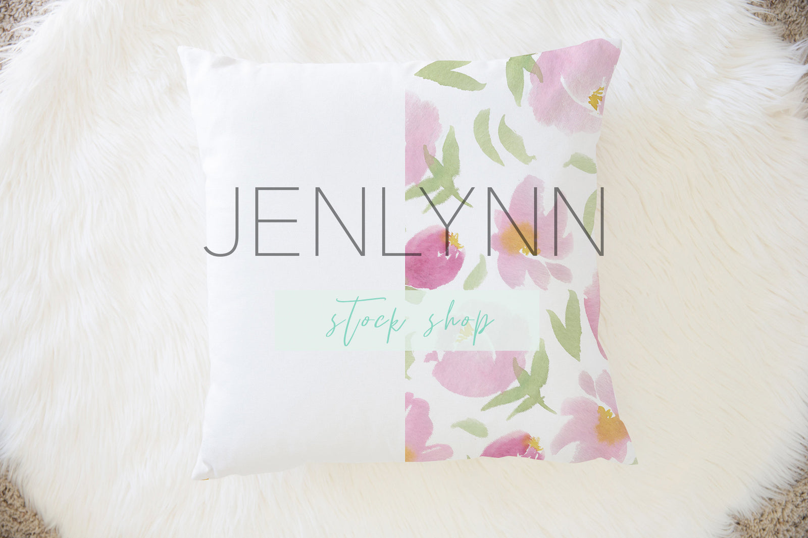 Square Pillow Mockup #5