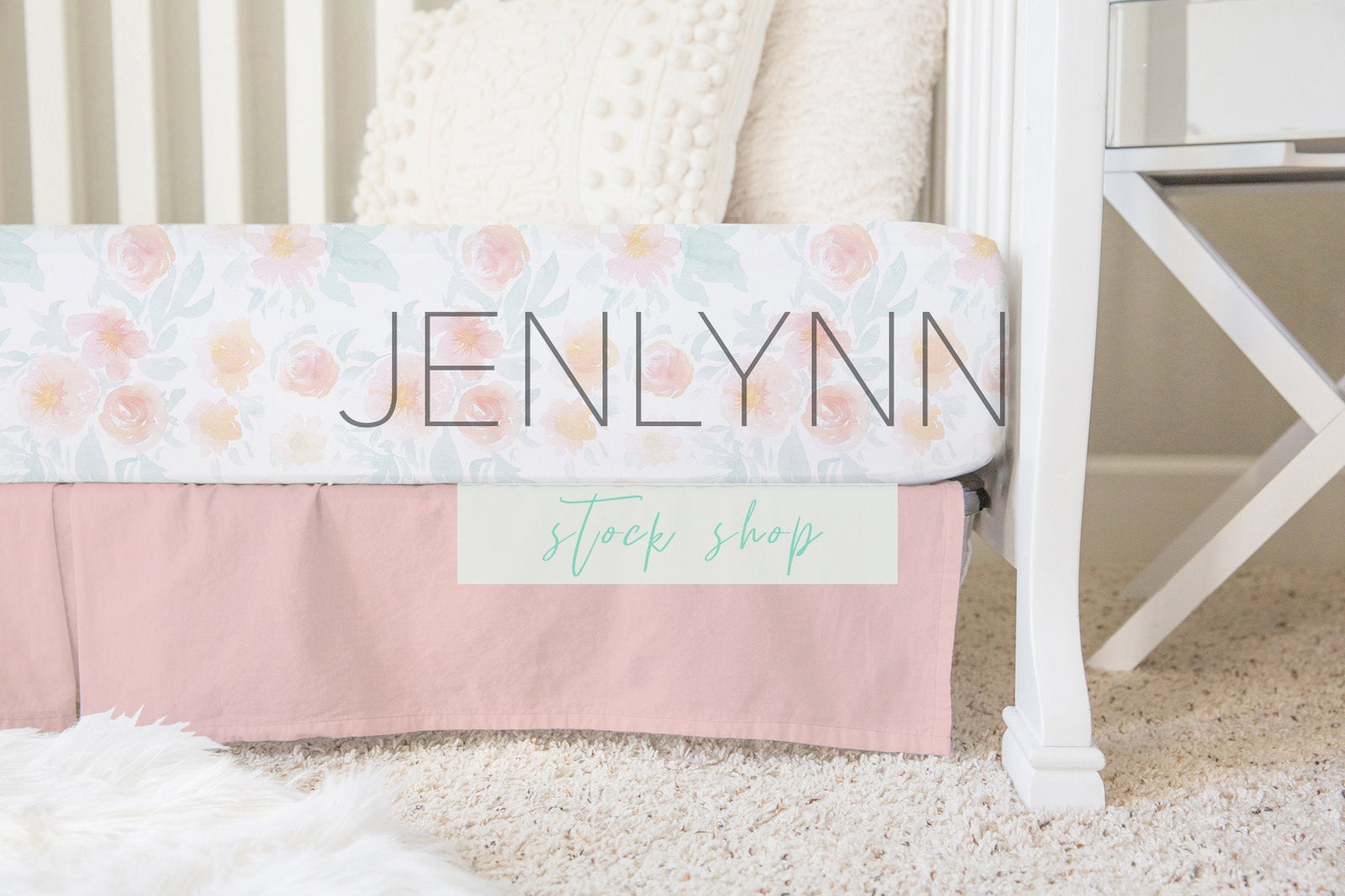 Toddler Bed Sheet Mockup #3