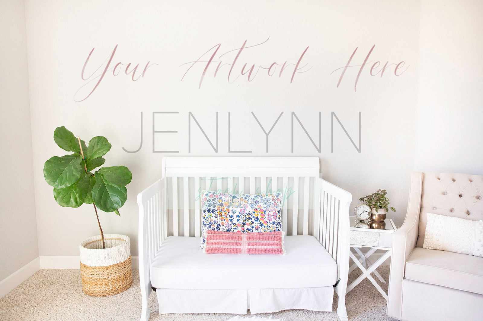 Toddler Bed Wall Mockup #4