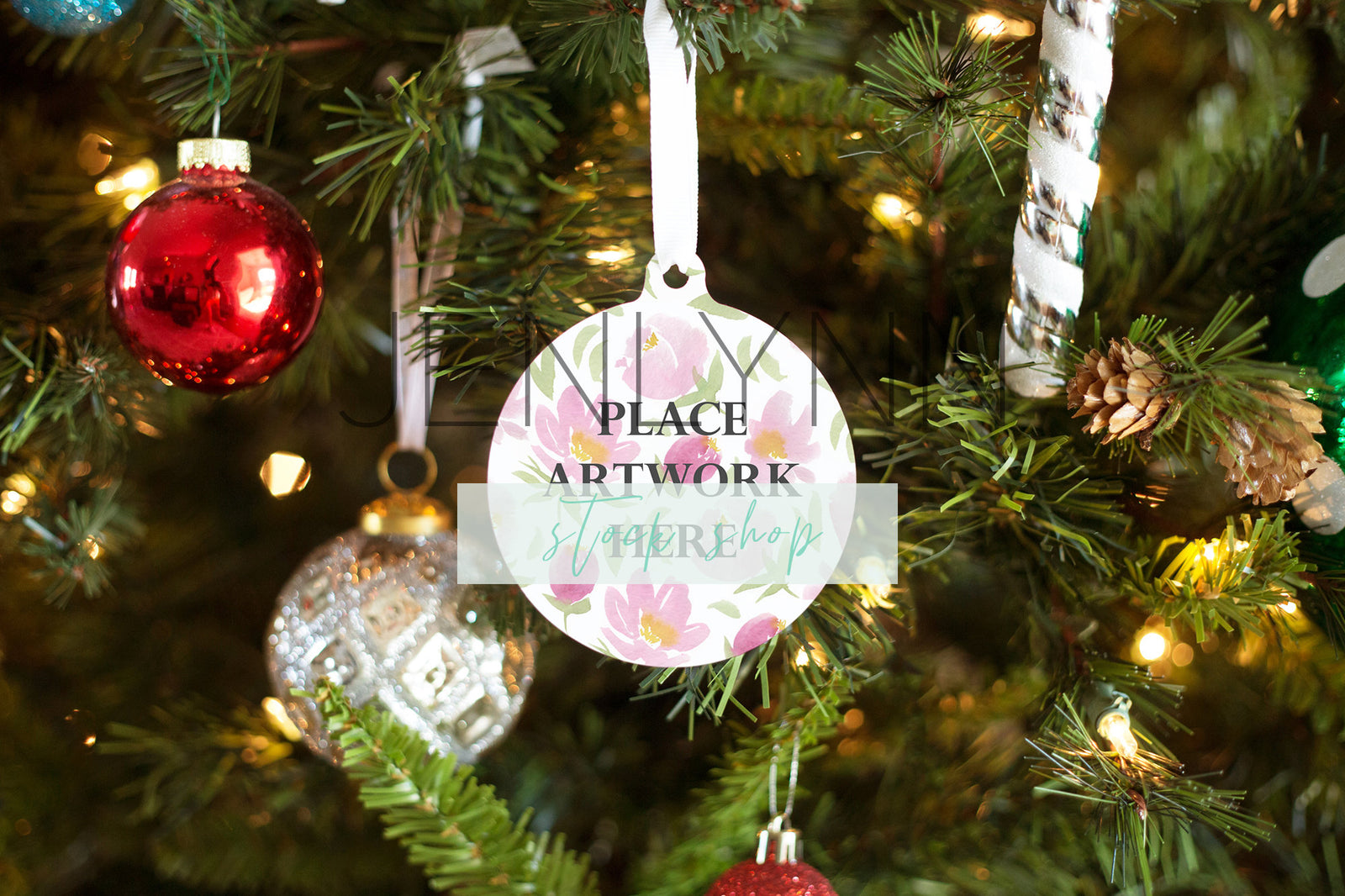 Christmas Ornament Mockup #9