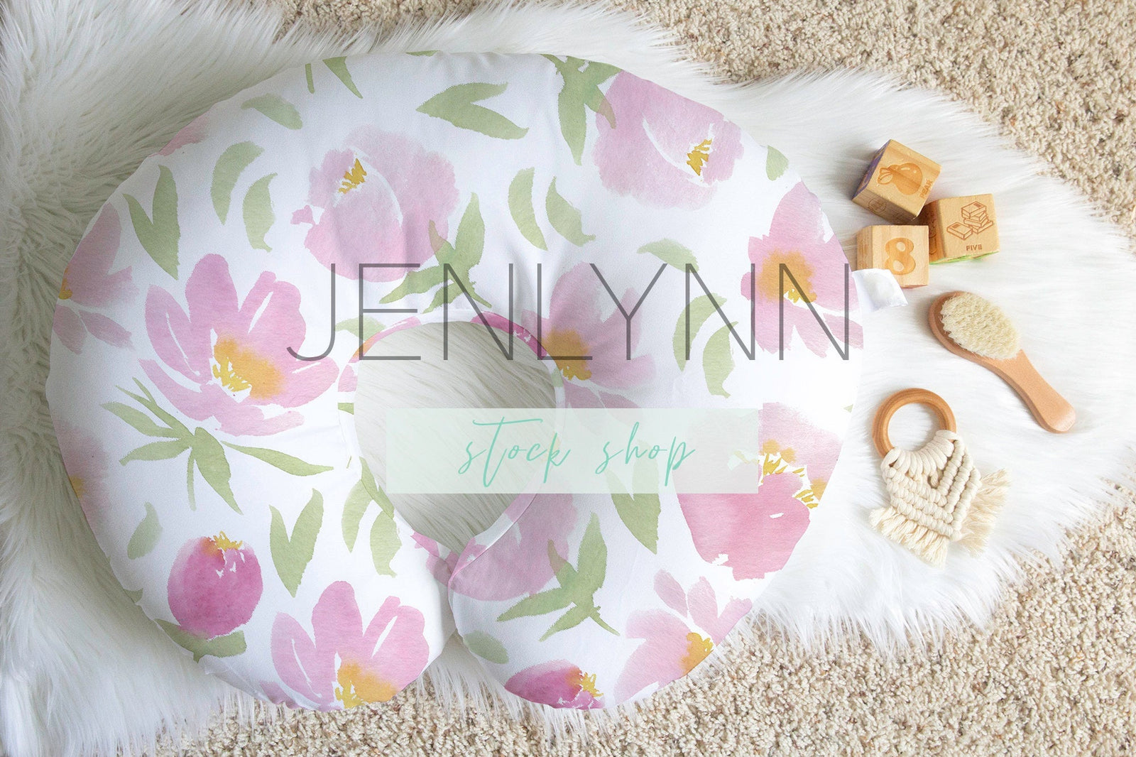 Nursing Pillow Cover Mockup #1