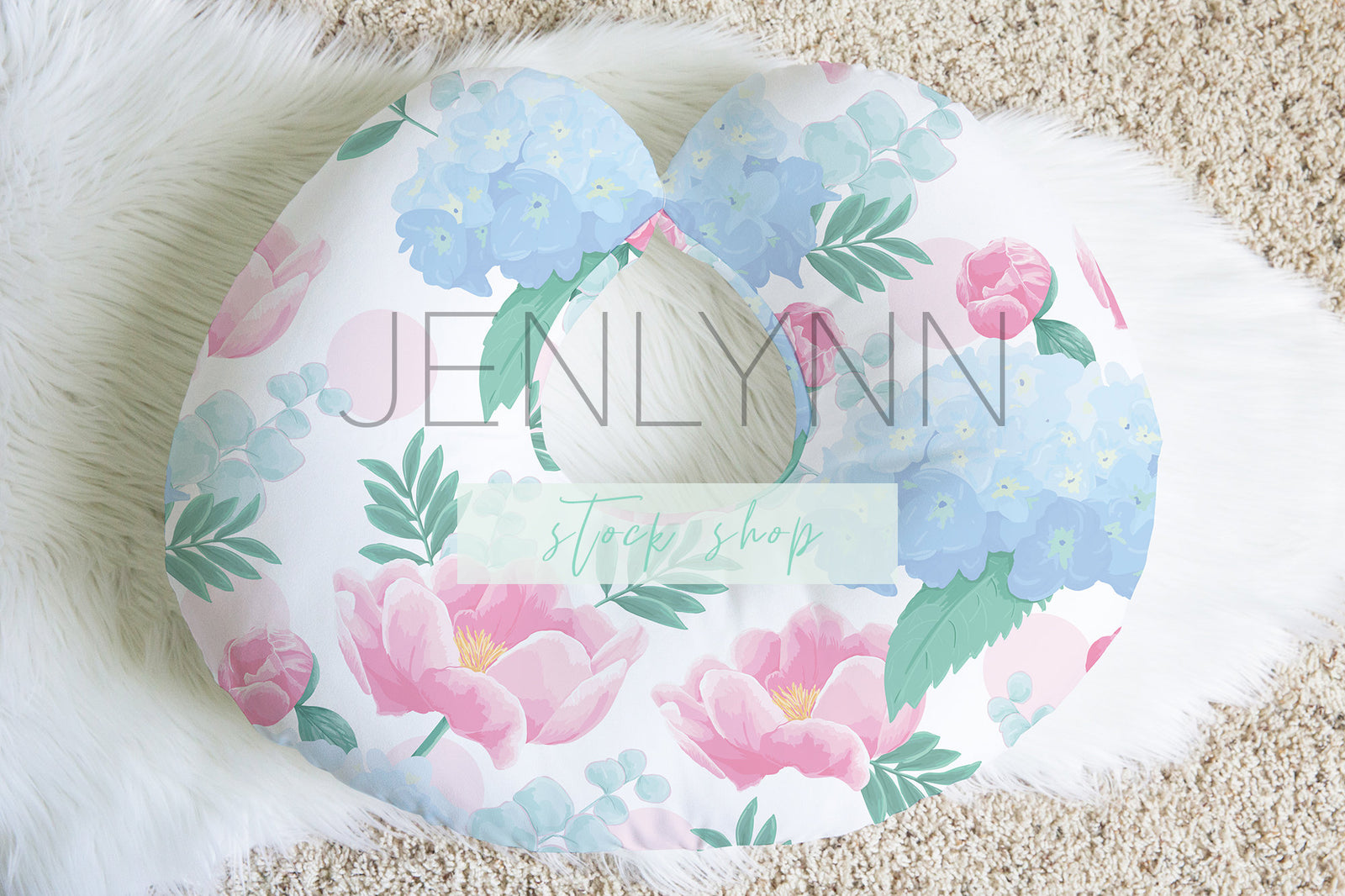 Nursing Pillow Cover Mockup #2