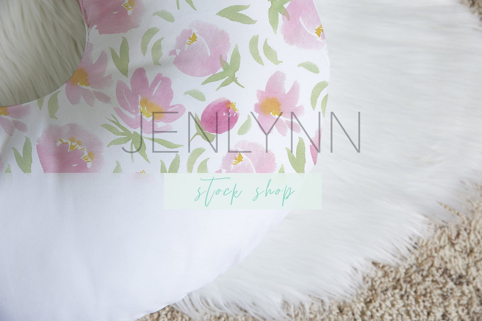 Nursing Pillow Cover Mockup #3