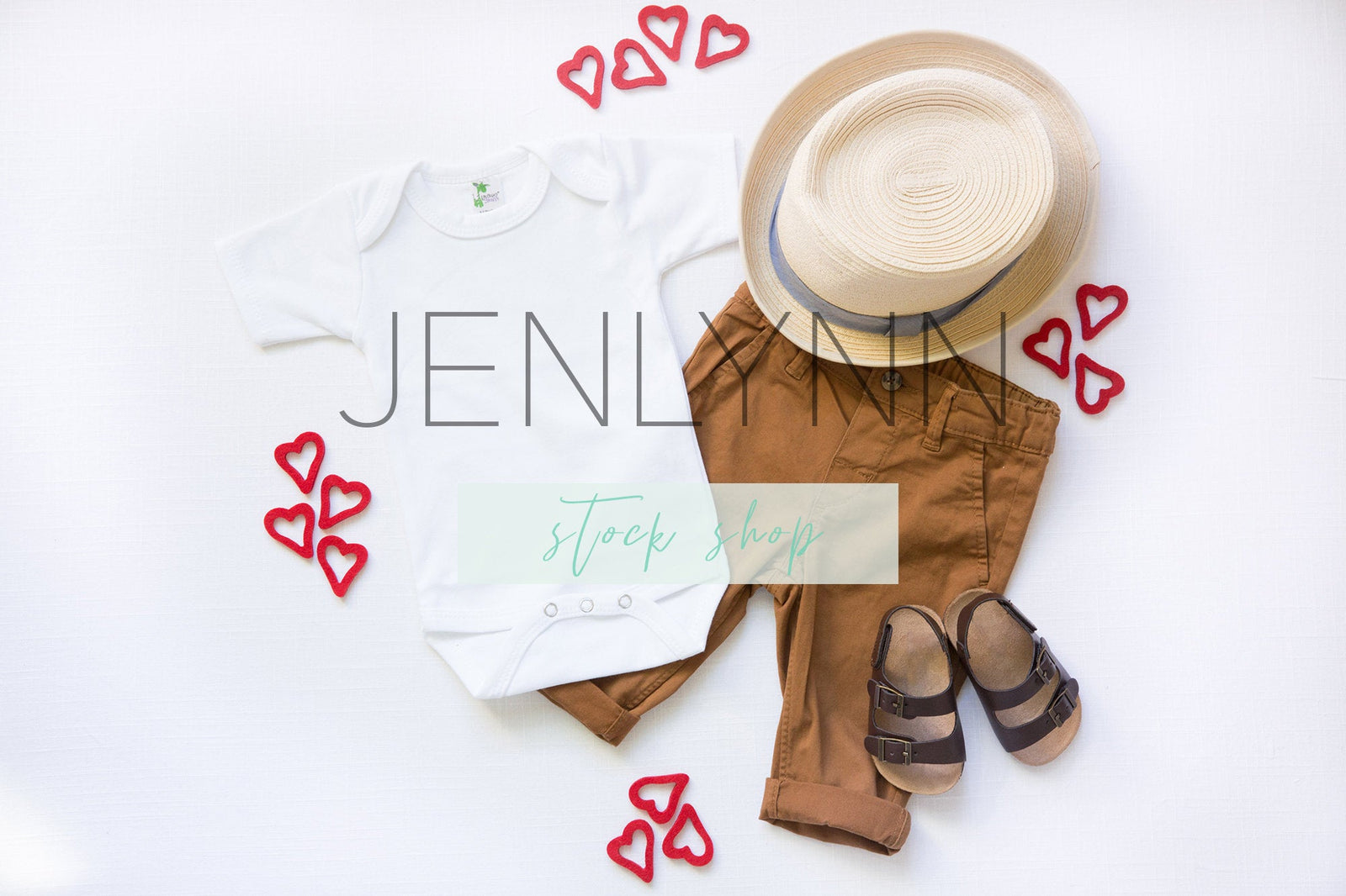 Valentines Day Bodysuit Mockup #1 PSD