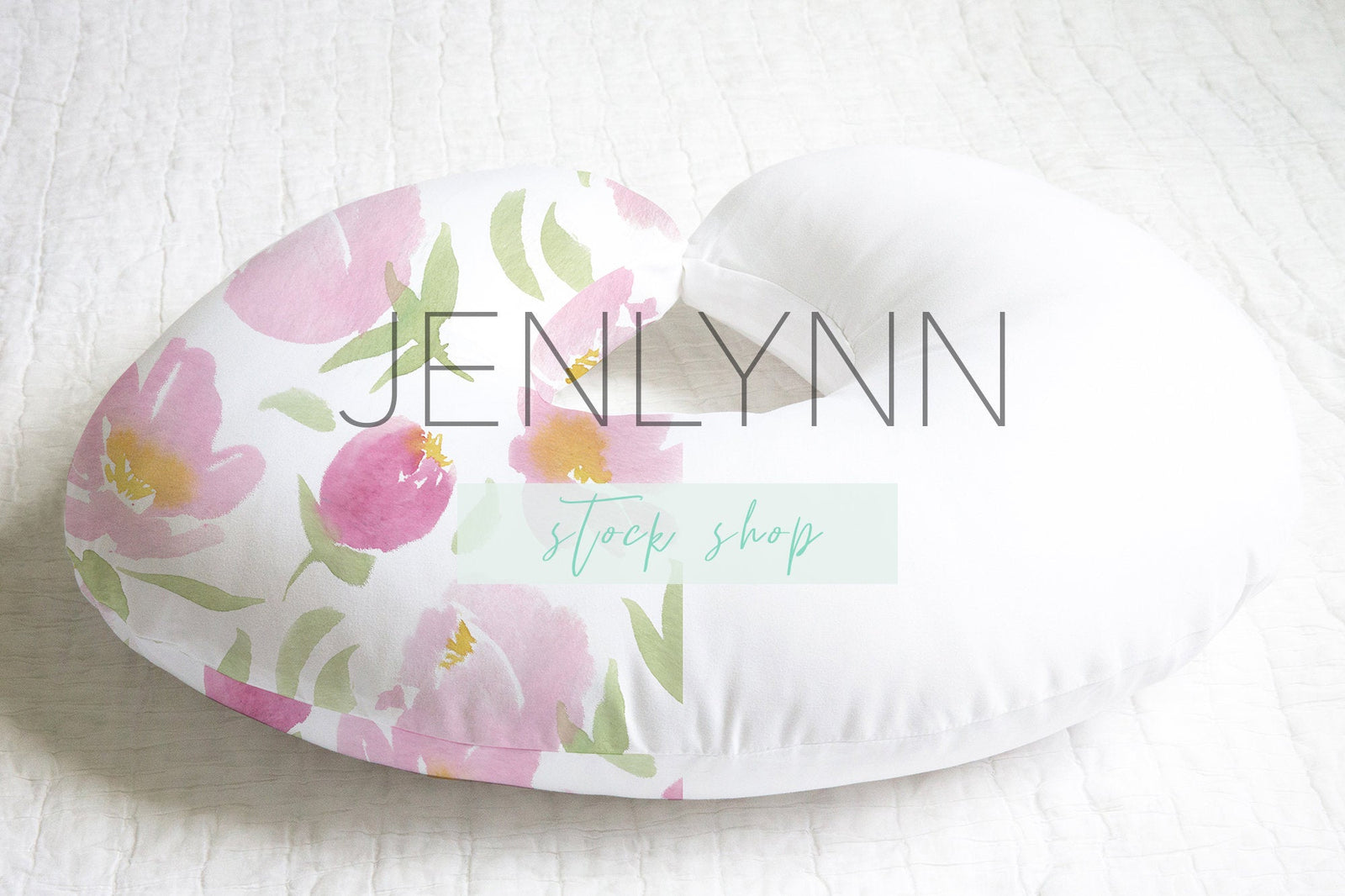 Nursing Pillow Cover Mockup #12